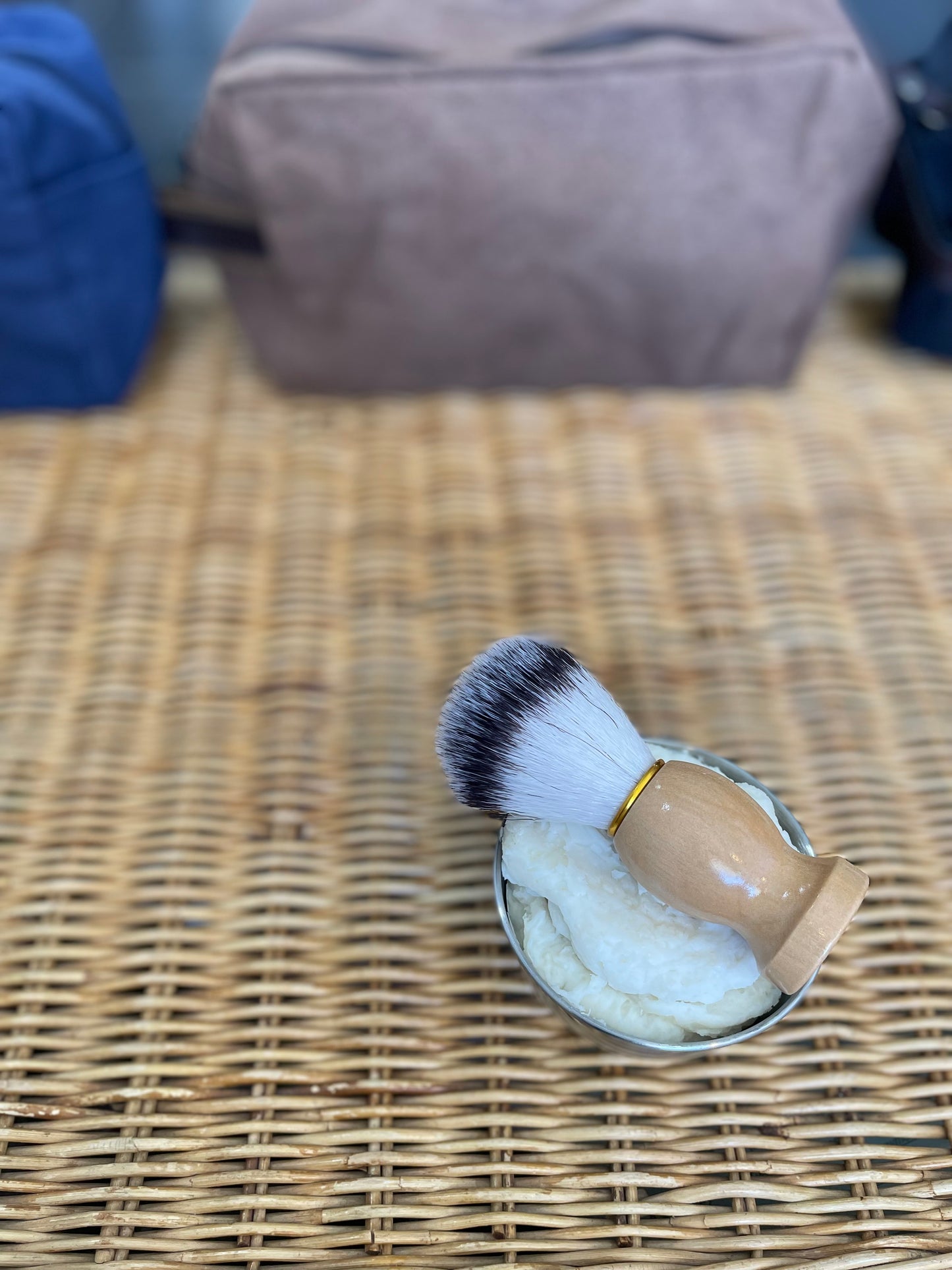 Vintage Shave Soap With Stainless Steel Shave Bowl (brush sold separately)