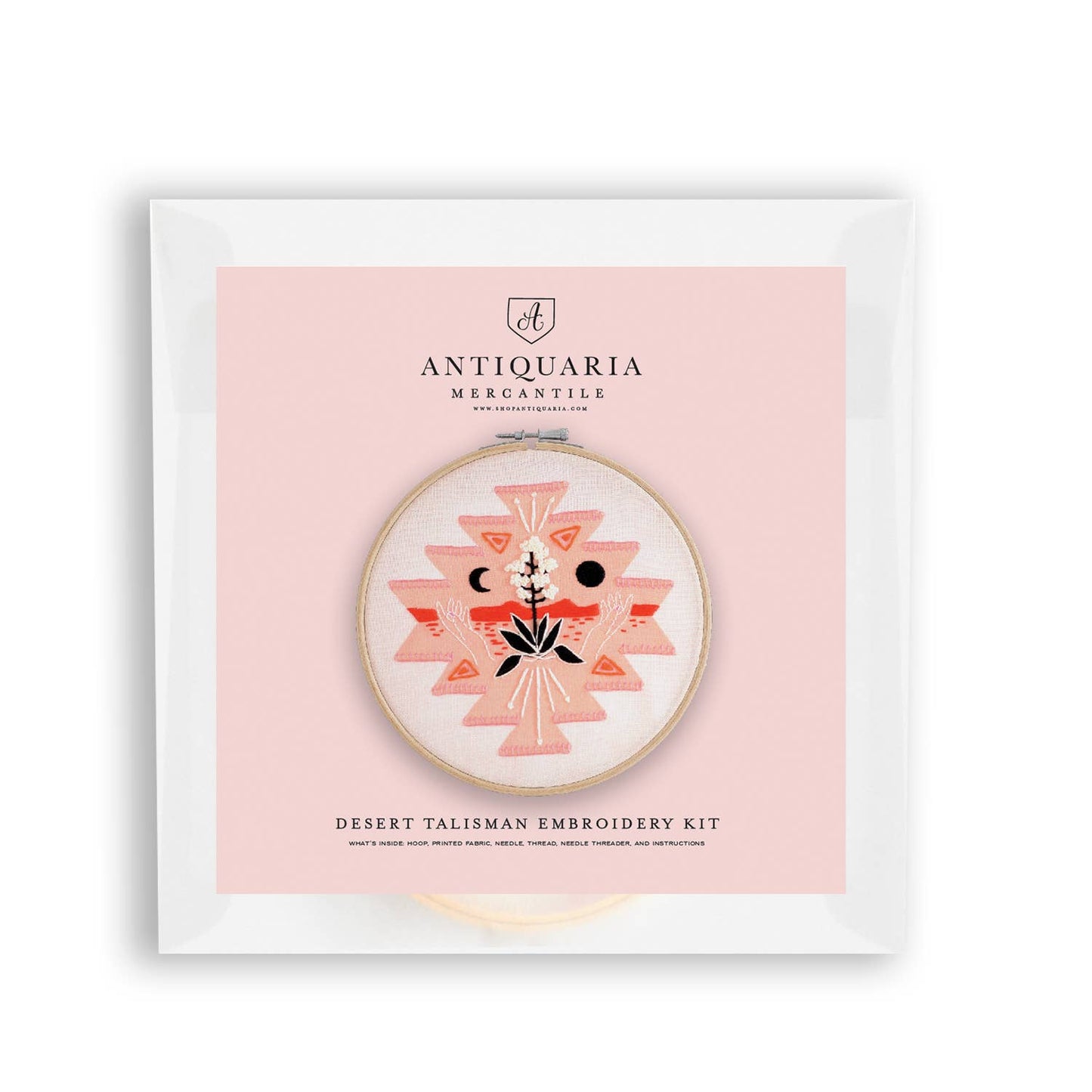 Agave Talisman Premium Embroidery Kit, 6 inch