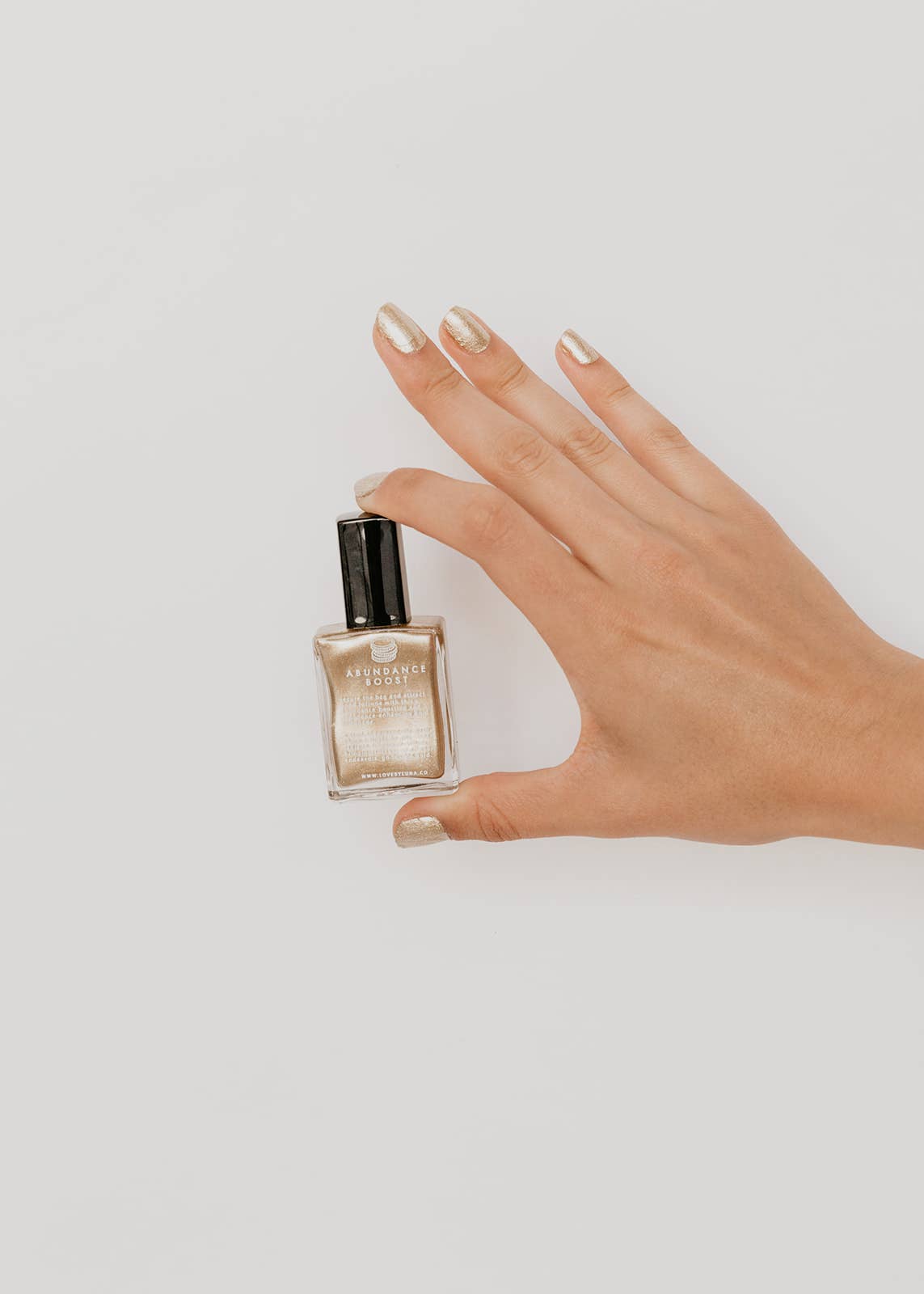 Abundance Boost Nail Polish-Infused with micronized pyrite