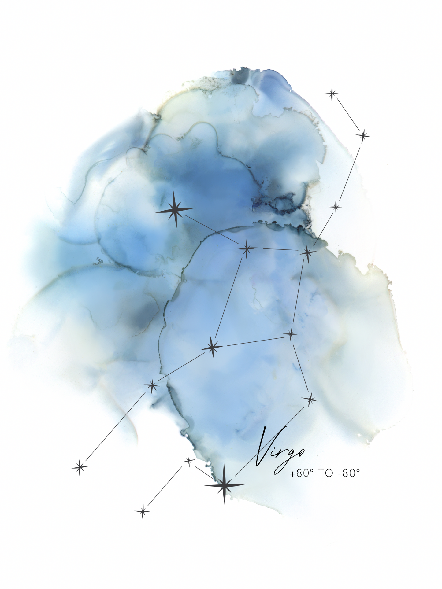 Zodiac Constellation Prints 4.25” x 5.5”