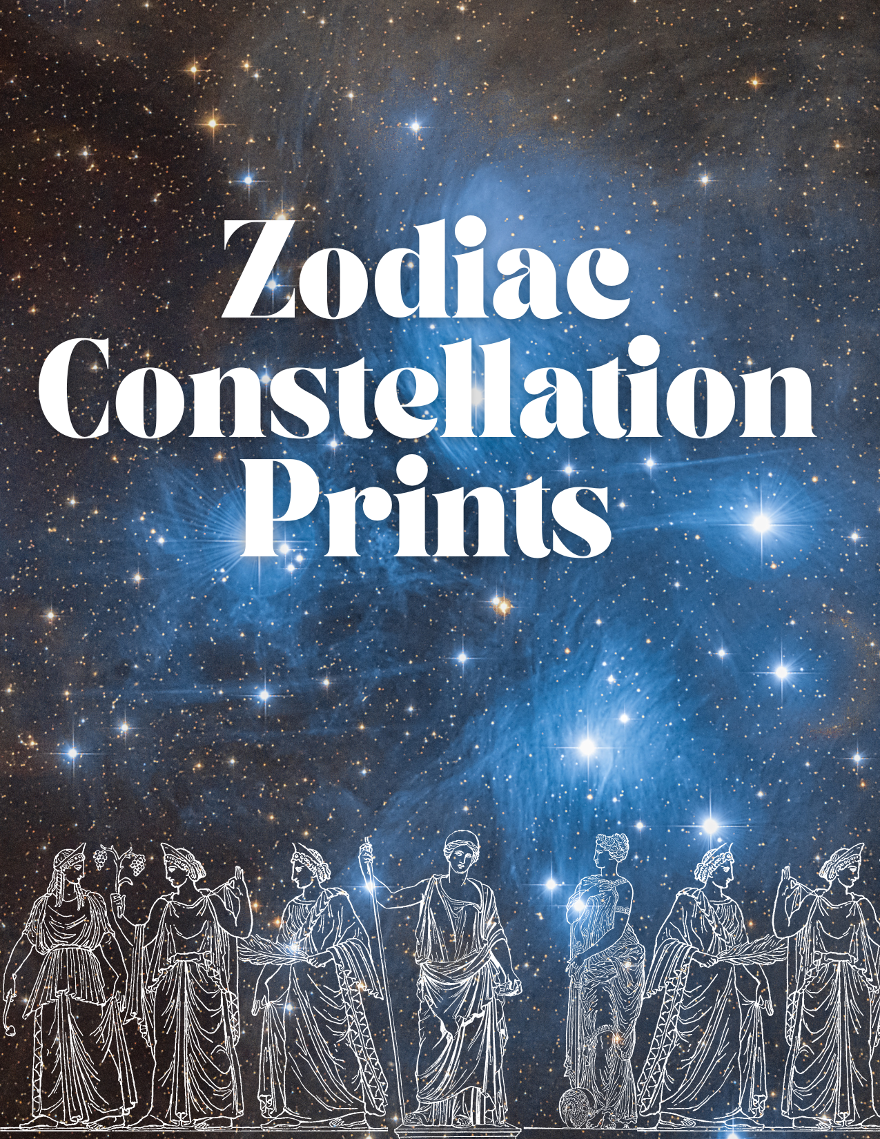 Zodiac Constellation Prints 4.25” x 5.5”