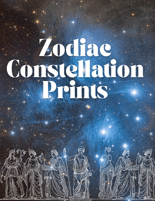 Zodiac Constellation Prints 4.25” x 5.5”