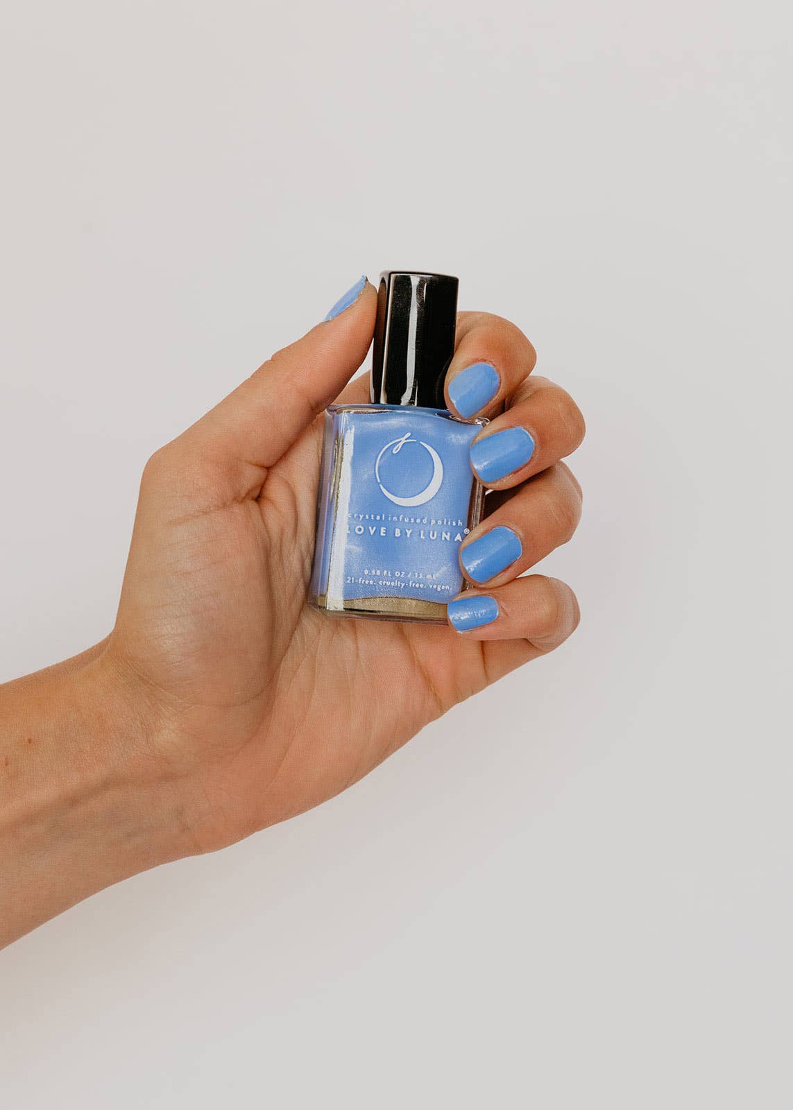 Retrograde Rescue Nail Polish-Infused with micronized blue lace agate