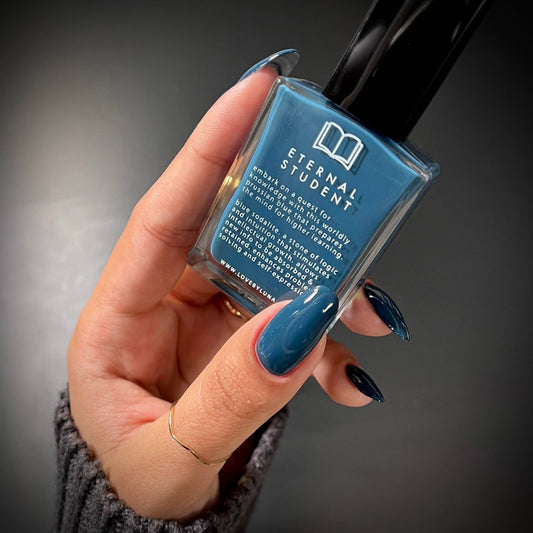 Eternal Student Nail Polish-Infused with micronized blue sodalite