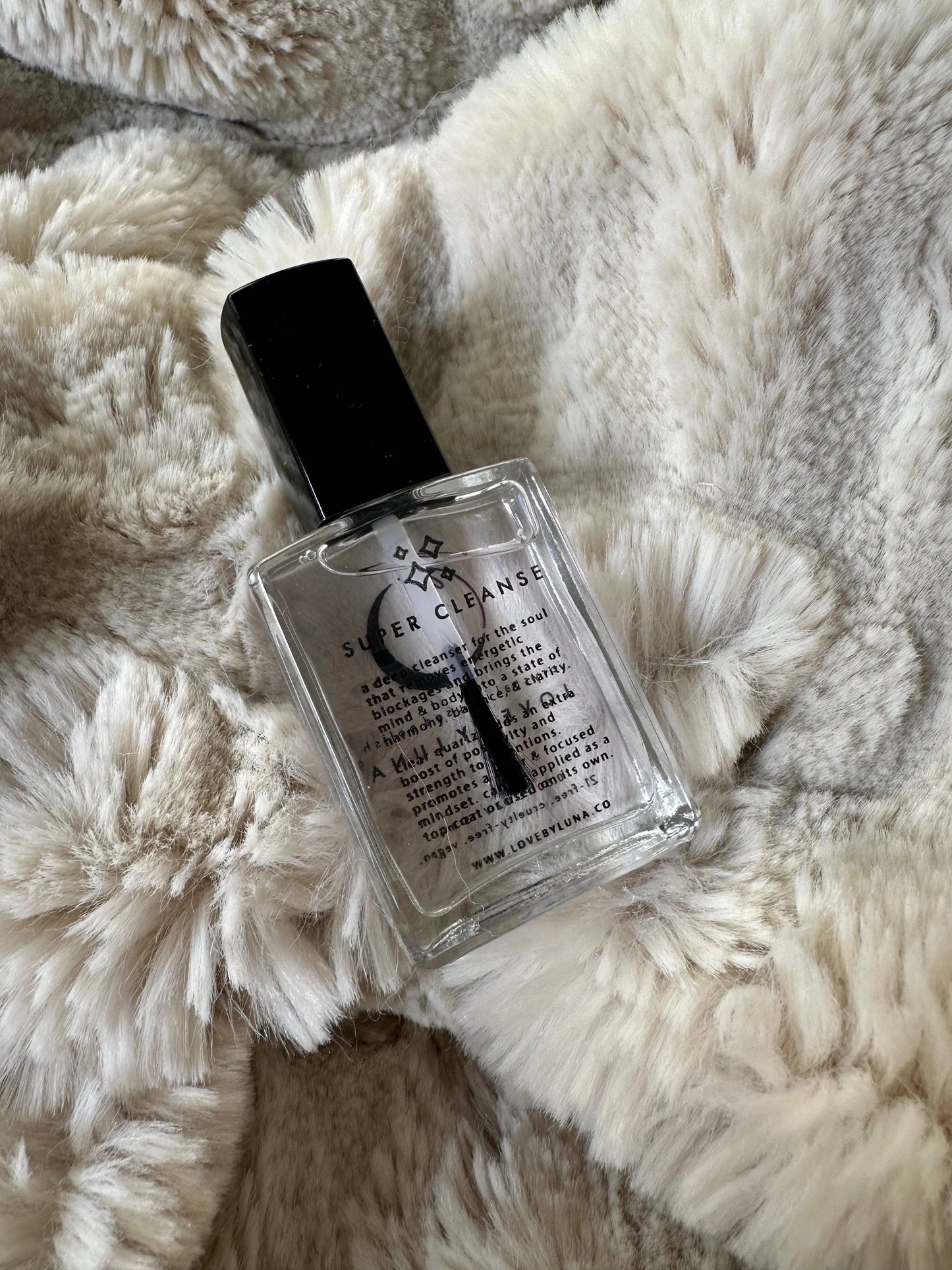 Super Cleanse Nail Polish-Infused with micronized clear quartz