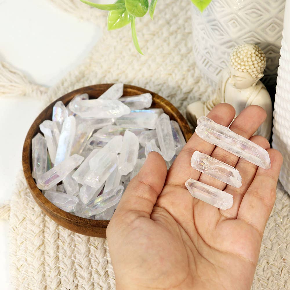 Angel Aura Crystal Quartz Points