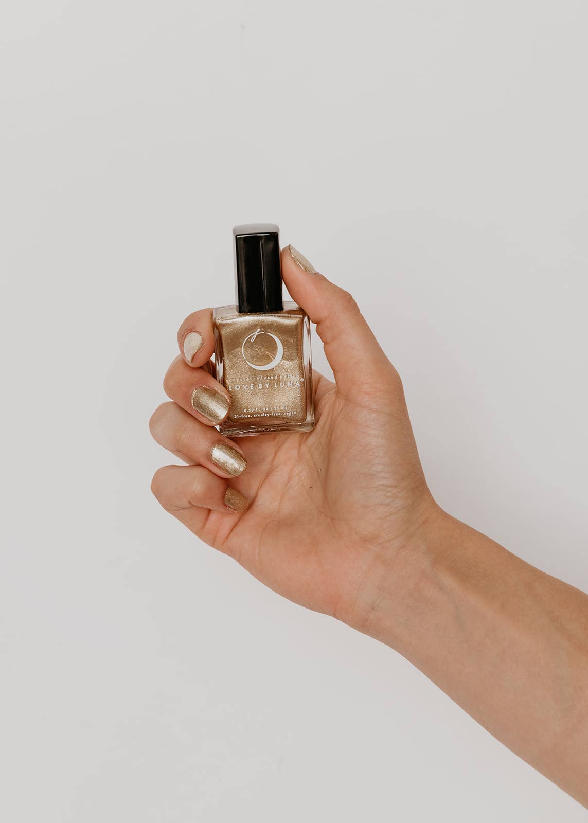 Abundance Boost Nail Polish-Infused with micronized pyrite