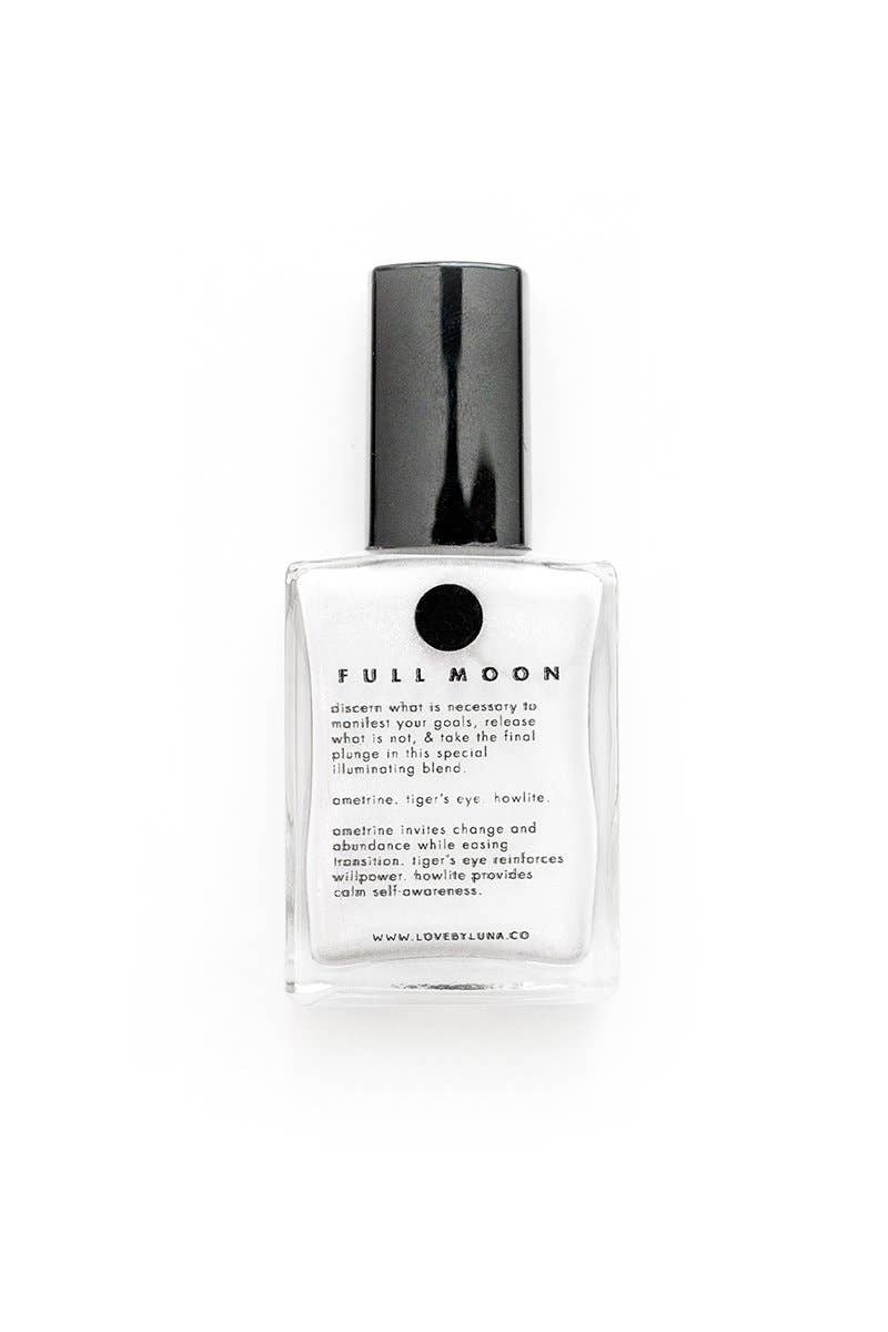 Full Moon Nail Polish-infuses with Ametrine , Tiger's Eye + Howlite