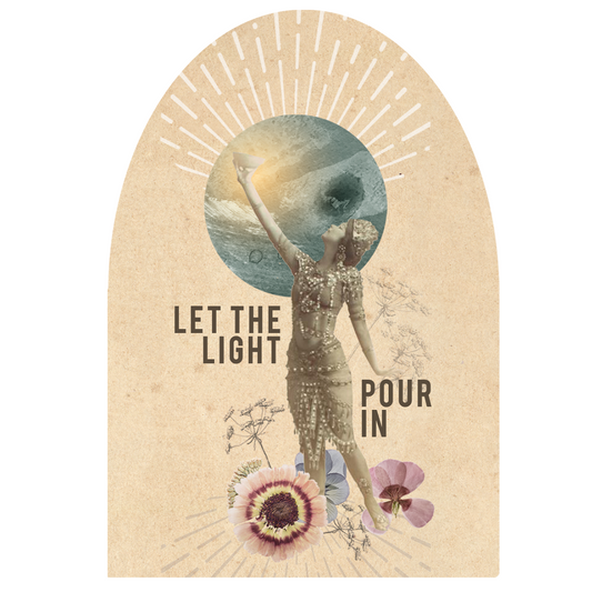 Let The Light Pour In Sticker