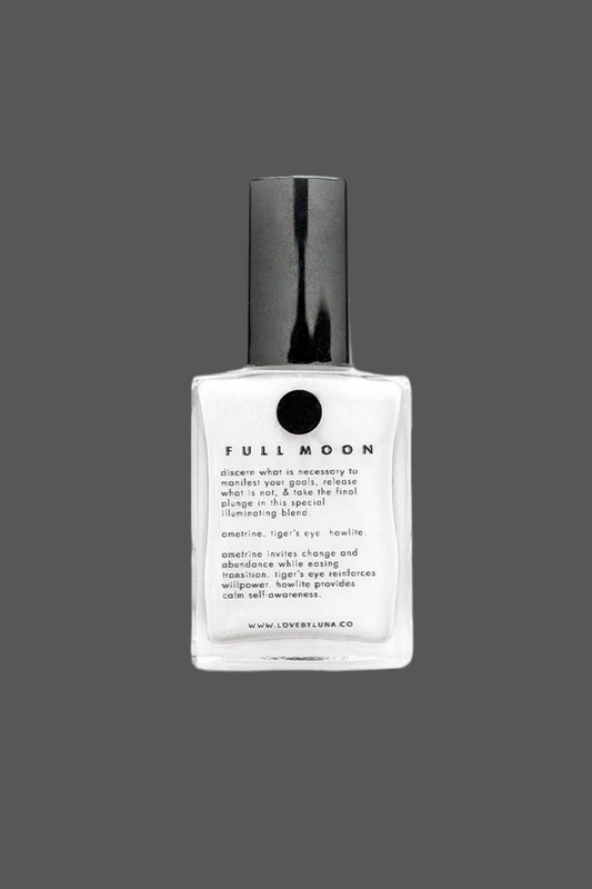 Full Moon Nail Polish-infuses with Ametrine , Tiger's Eye + Howlite