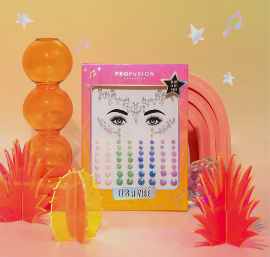 It's A Vibe Glow-in-The-Dark Face and Body Gems