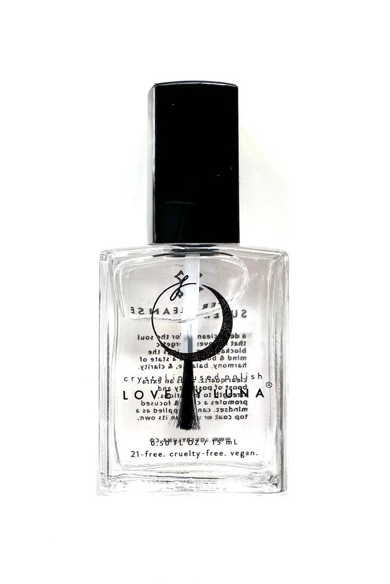 Super Cleanse Nail Polish-Infused with micronized clear quartz