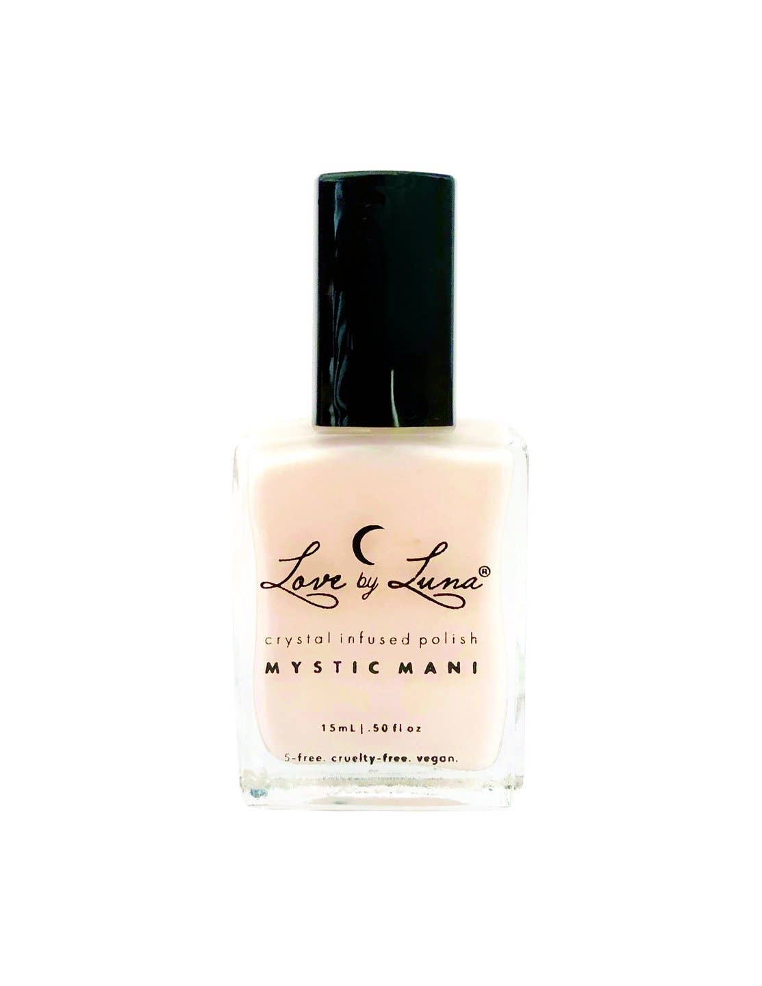 Goddess Nail Polish- infused with Rose Quartz, Selenite and Moonstone