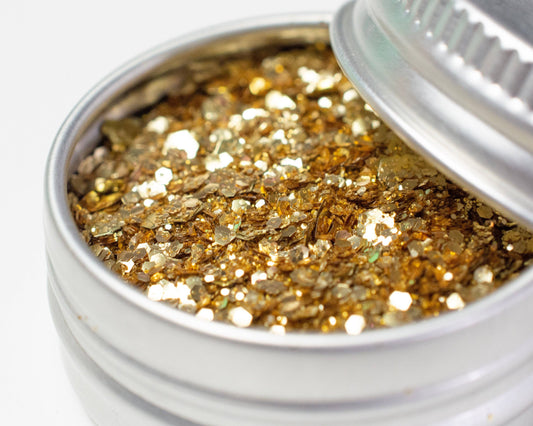 Chunky Gold Mix - Biodegradable Glitter